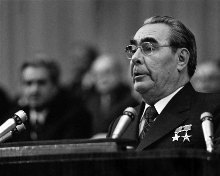 Генеральный секретарь Леонид Брежнев.